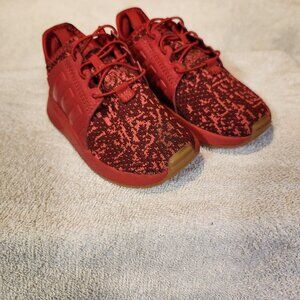 Toddler Adidas Scarlett Red Low Top Tennis Shoes Size 7k